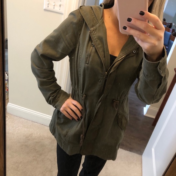 American Rag Jackets & Blazers - Hooded Utility Jacket